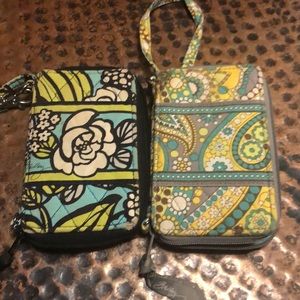 2 Vera Bradley wallets AS IS-wear and spot in pic